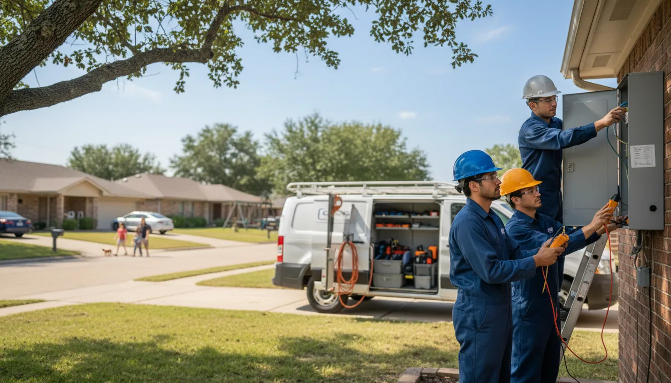 Certified electrician providing emergency electrical services in Imperial, PA